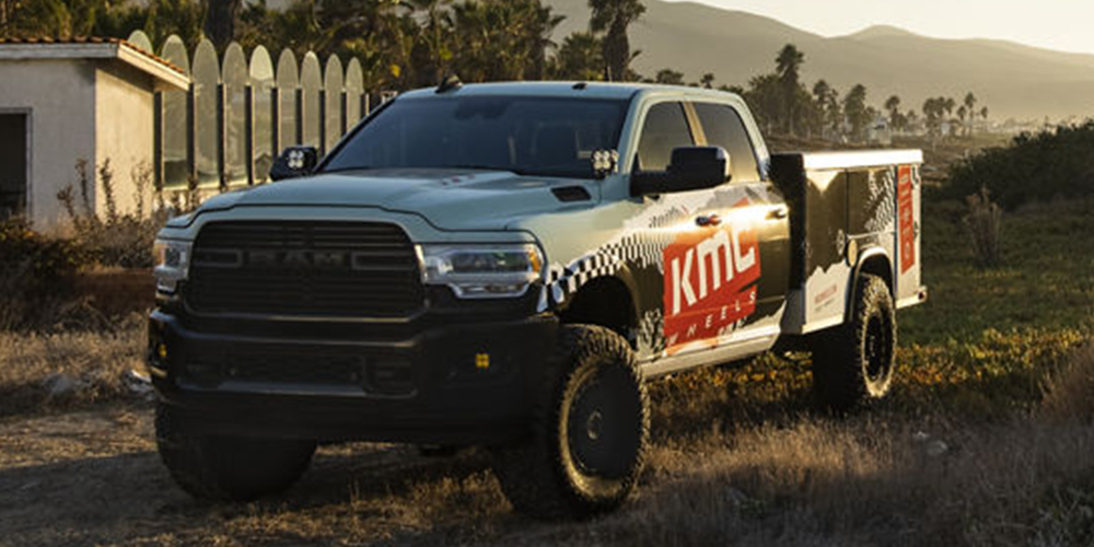 Dodge Ram 3500 KMC Wheels KM544 Mesa